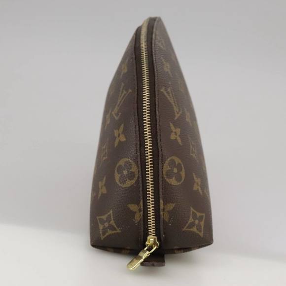 LOUIS VUITTON Monogram Trousse Demi Ronde Cosmetic Pouch M47520 LV Auth 106027 - Picture 4 of 16